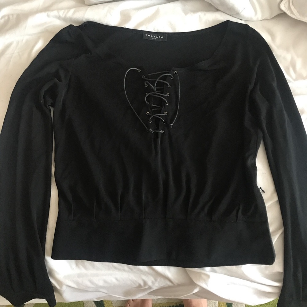 RARE Ymayaba Paris sexy long sleeve